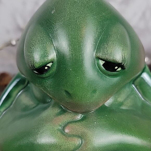 Vintage 70s Gare ceramic turtle - Picture 2 of 8